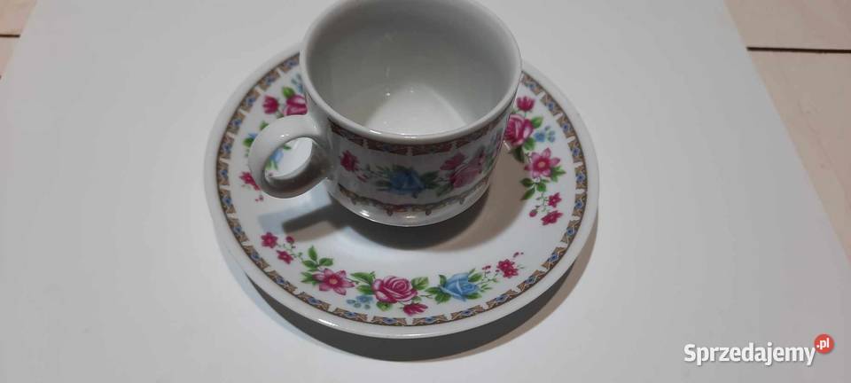 Zestaw 6 filiżanek i spodków do espresso K15 Warszawa