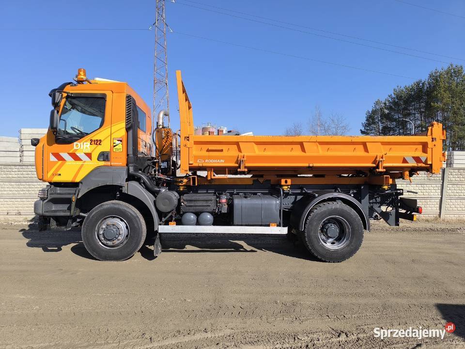 Renault Kerax 4x4 99tkm wywrotka, piaskarka, solarka, pług, posypywarka