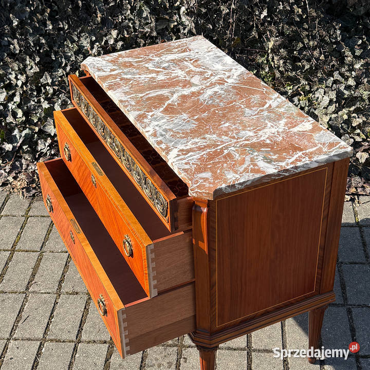 ARTexpert Komoda Ludwik marmurowy blat vintage Dobrzany sprzedam