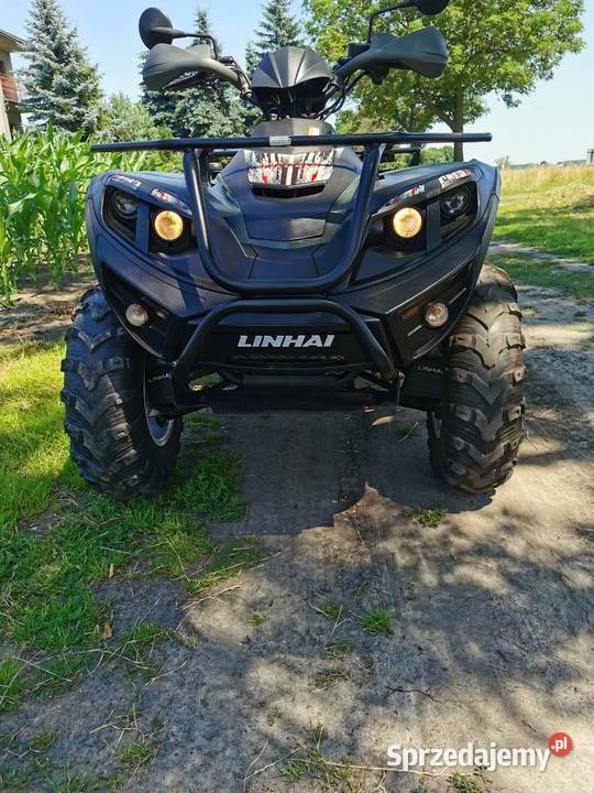 Quad Linhai 420 4X4 homologacja l7e hak Rawicz