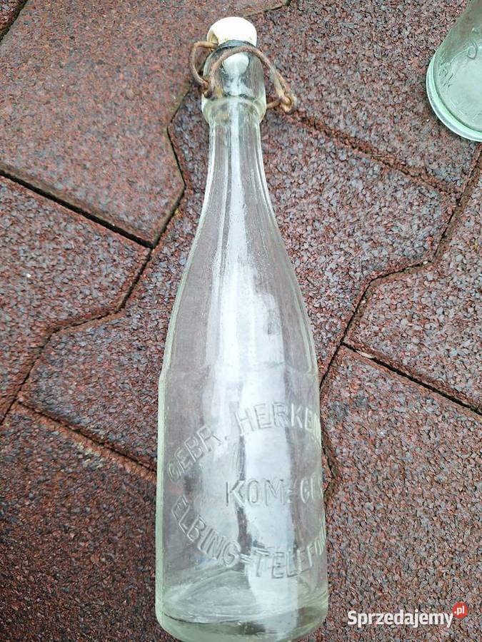 STETTIN butelka piwie przedwojenna Łańcut