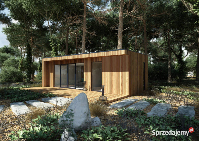 Domek letniskowy drewniany nowoczesny 35m2 na Poznań