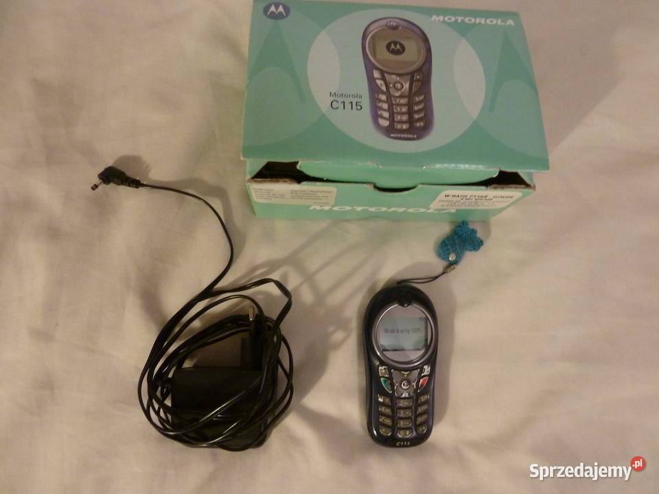 Zabytkowy telefon komórkowy Motorola C115 z Warszawa