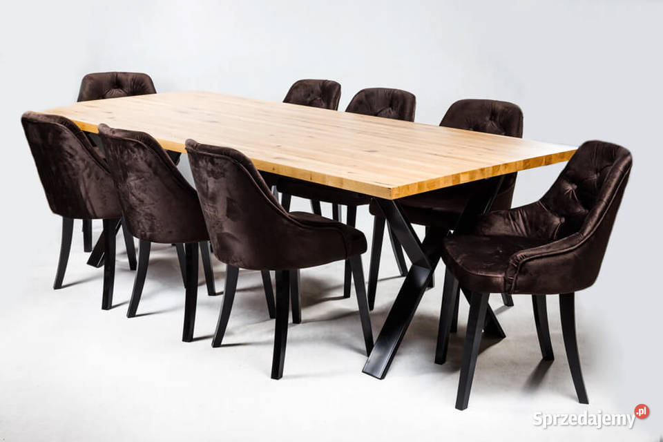 Stół Loftowy SCORPIO 160x90 6 krzeseł loftowych Częstochowa