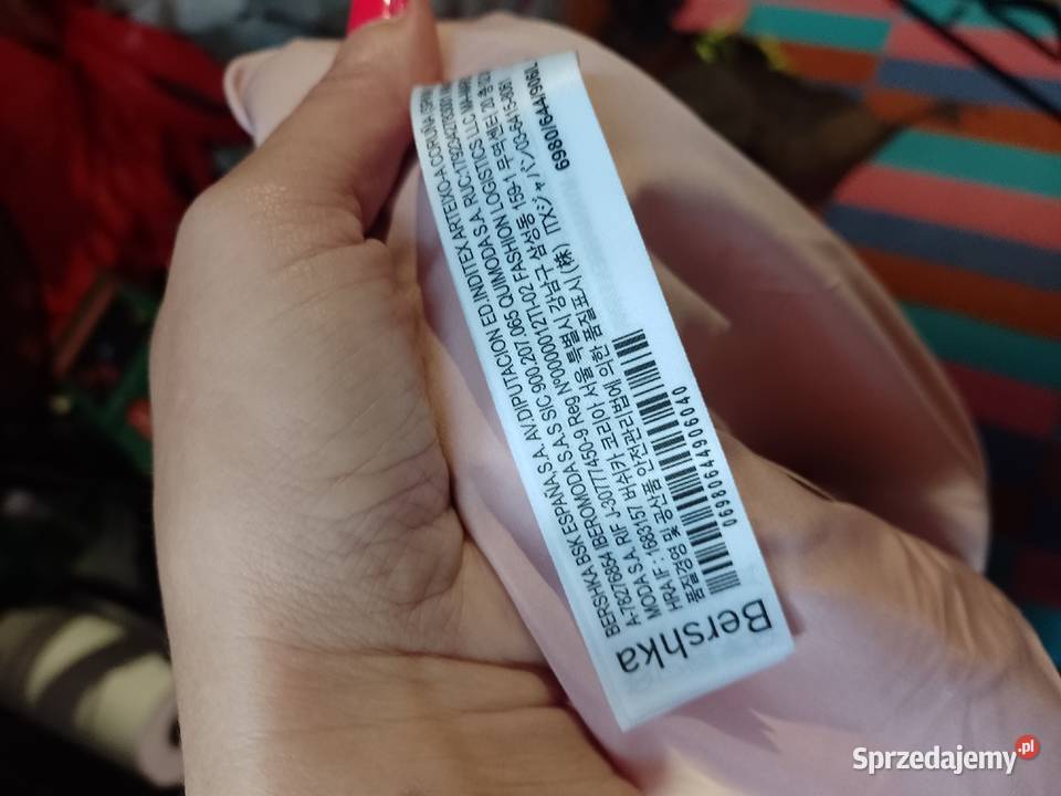 38M Bershka Ekskluzywny różowy płaszcz z Kraków sprzedam