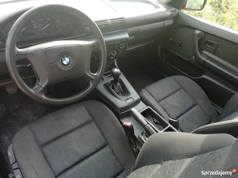 BMW e36 czerwone sprawne ekonomiczne Puczniew