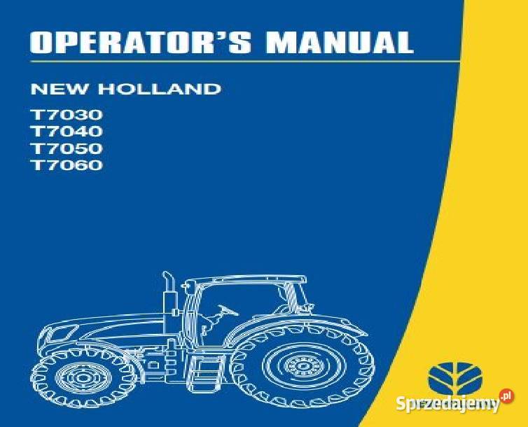 Holland T7030 T7040 T7050 T7060 instrukcja świętokrzyskie Kielce