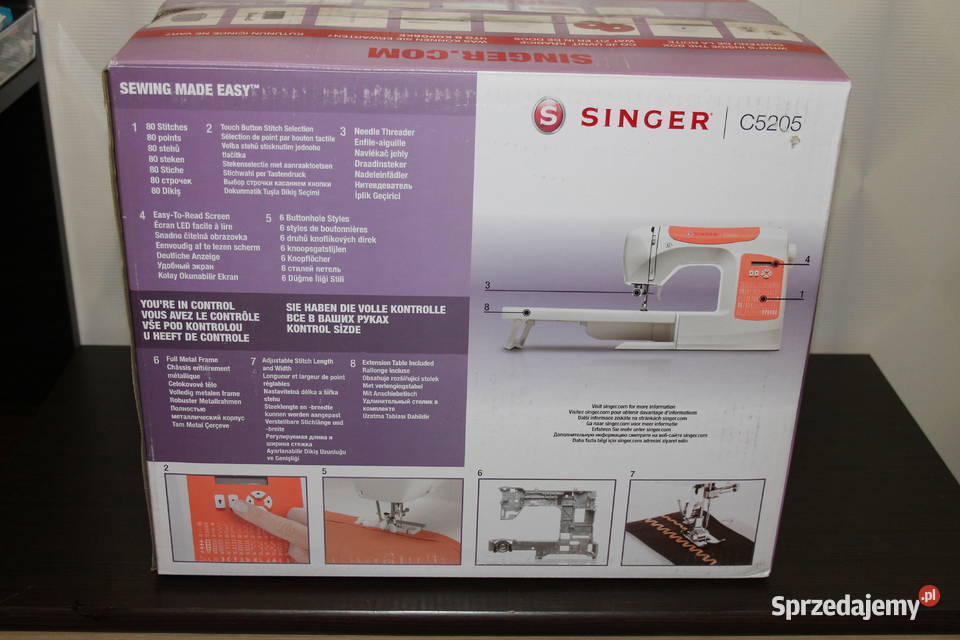 NOWA Maszyna Komputerowa SINGER C5205 24 lubuskie sprzedam