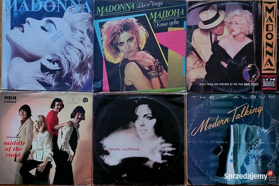 Płyty winylowe na gramofon POP i lata 6080te XX Warszawa sprzedam