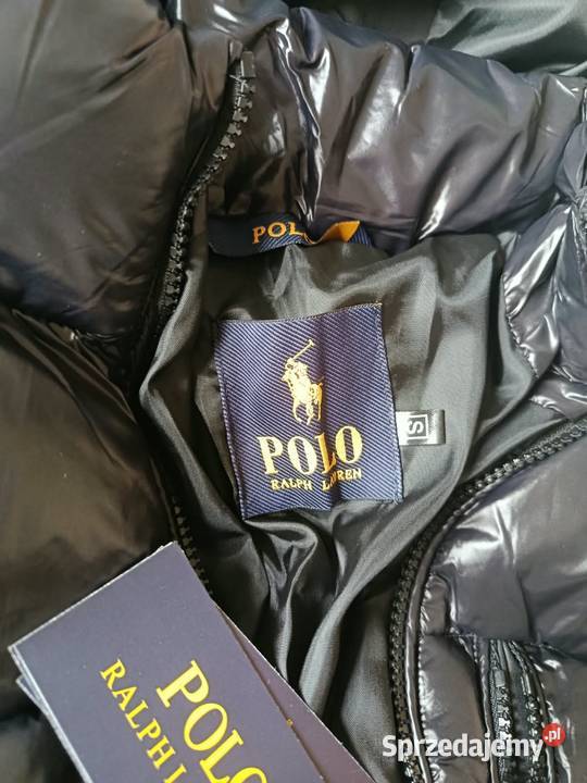 Kurtka pikowana zimowa Polo Ralph Lauren czarna podlaskie sprzedam
