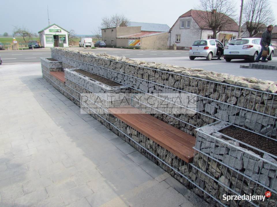 Donice z cortenu stalowe malowane i gabionowe Donice ogrodowe łódzkie Łódź sprzedam