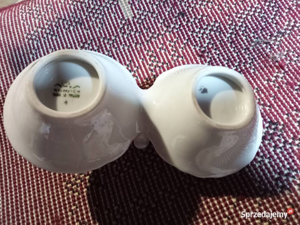 Porcelana sól pieprz z okresu PRLu Porcelana Świdnica