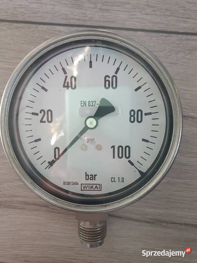 Manometr 0100 bar Wika stal nierdzewna Wągrowiec