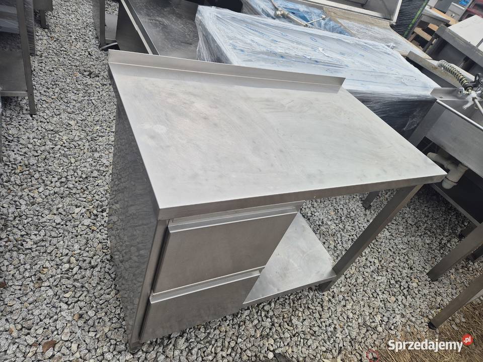 Stół Gastronomiczny Z Półką 2 Szufladami 1206085 wielkopolskie Ostrów Wielkopolski