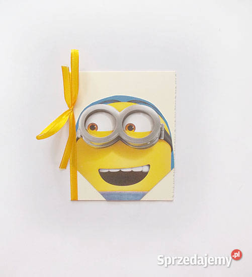 kartka z Minionkiem Minionki kartki dziecifajne Białystok sprzedam