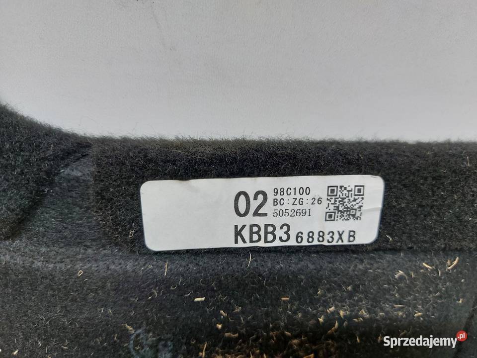 Mazda CX60 2023r wykładzina dywan bagażnika tył sprzedam