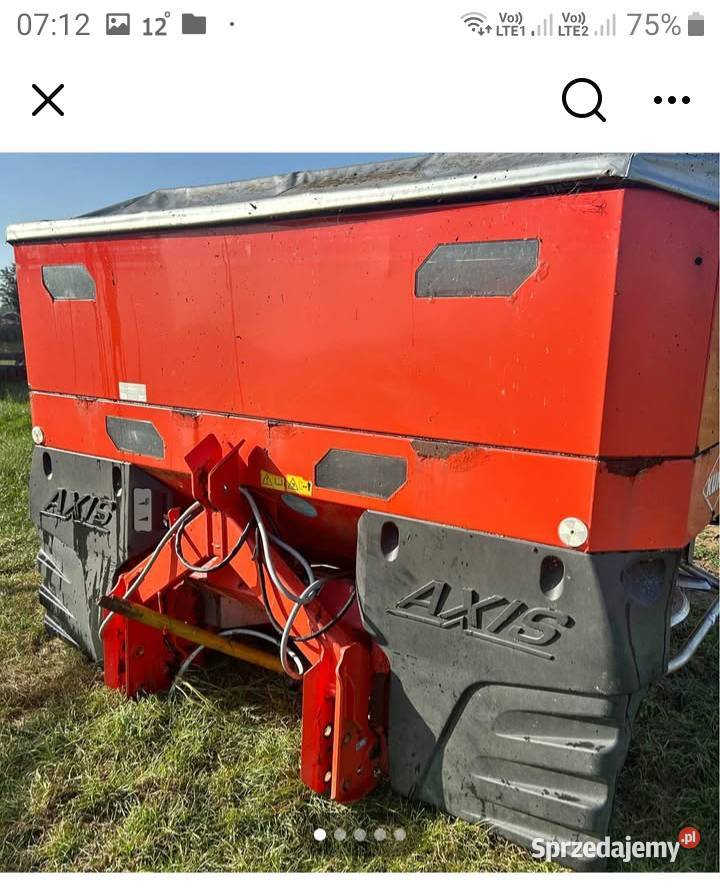 Rozsiewacz do nawozów kuhn axis 301 401 Kuhn Przemyśl