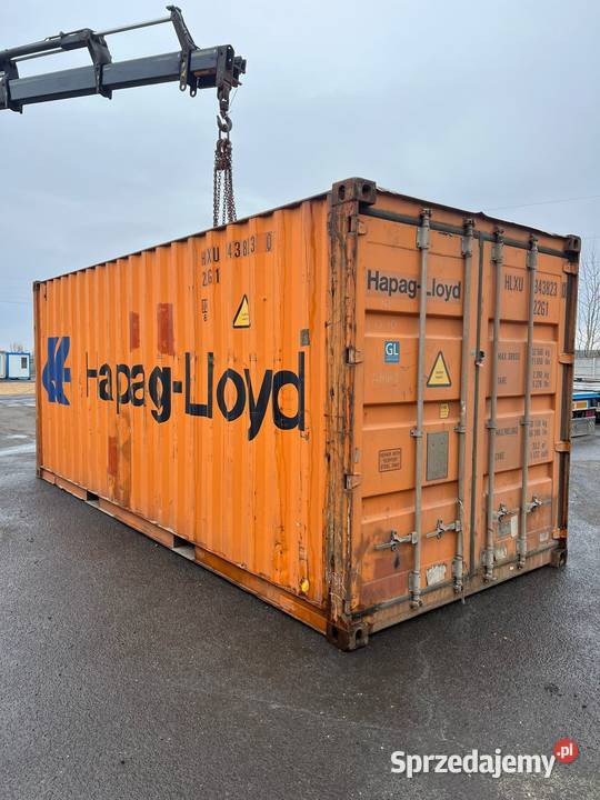 Kontener morski magazynowy 20DV 6 metrowy mazowieckie Warszawa