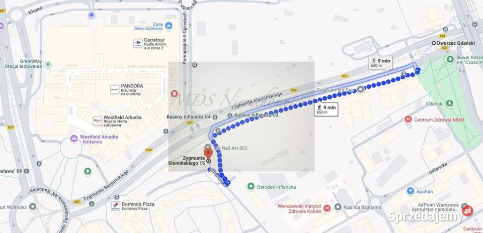 duże biuro metro Dworzec Gdański