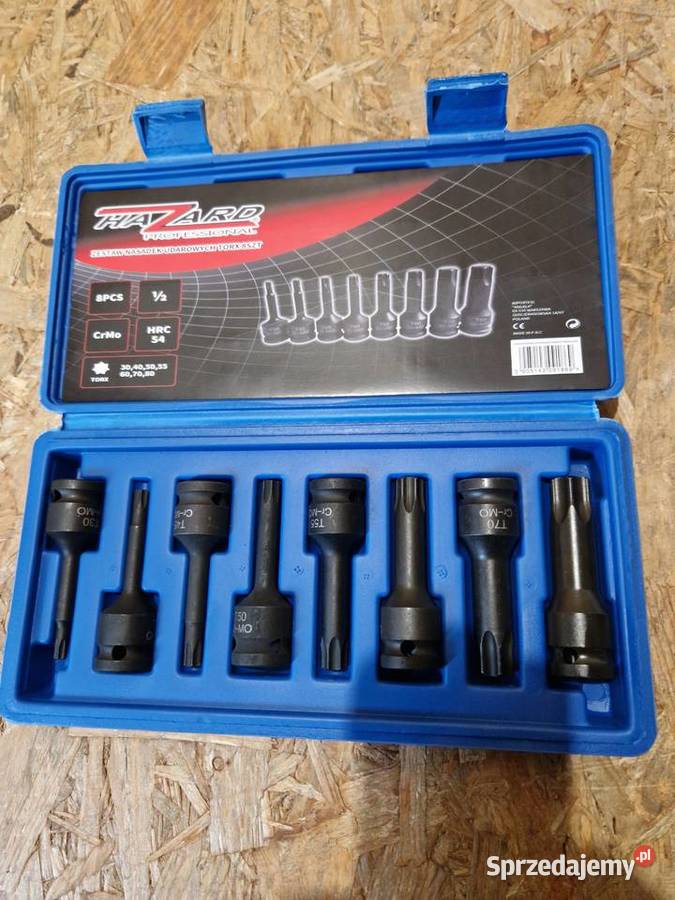 Zestaw 8 nasadek trzpieniowych do kluczy wielkopolskie Głogowa