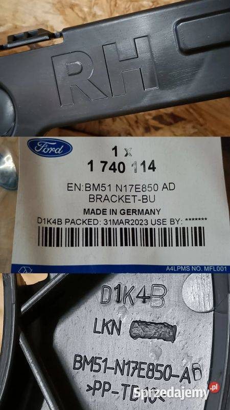 FORD FOCUS MK3 KOMBI 1114 ślizg mocowanie wielkopolskie Pleszew