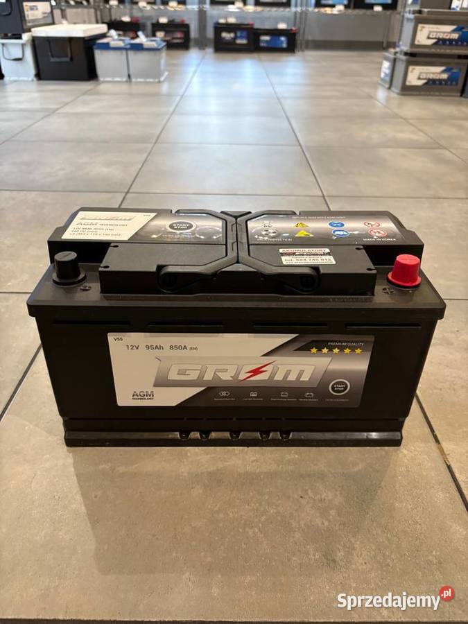 Akumulator Grom Agm StartStop 95Ah 850A Prawy