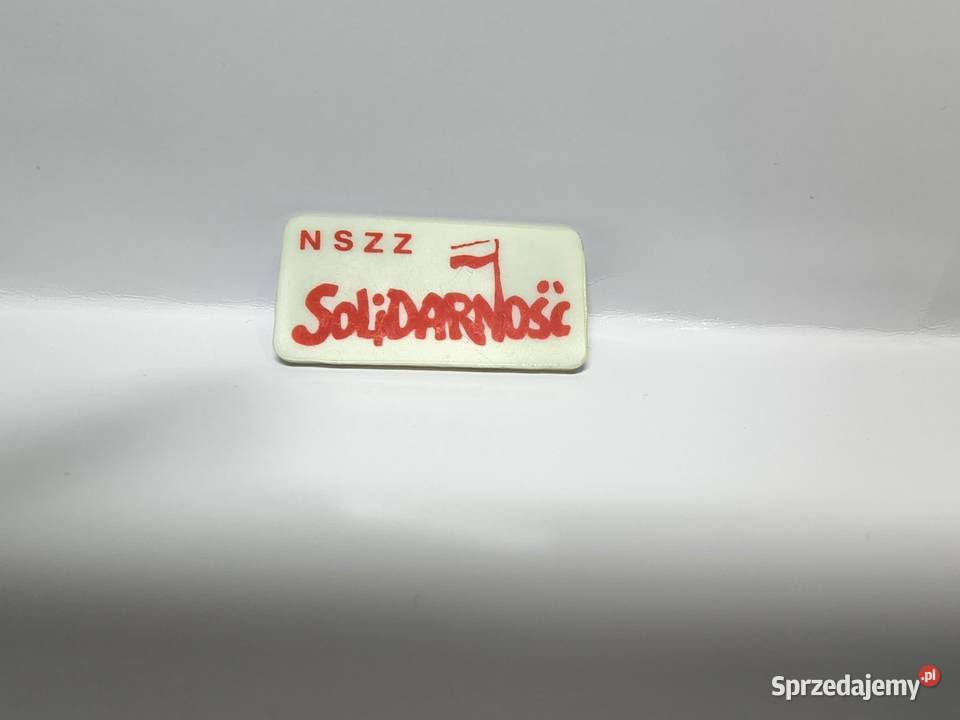 Legitymacja i przypinka NSZZ Solidarność