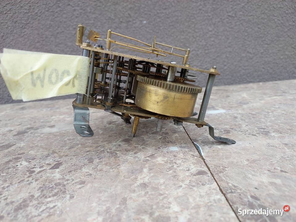 M006 Mechanizm starego zegara kominkowego