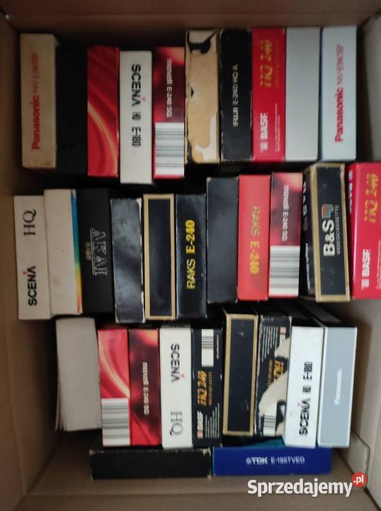kkasety wideo VHS kolekcjonerskie JVC TDK Maxell filmowa Kielce