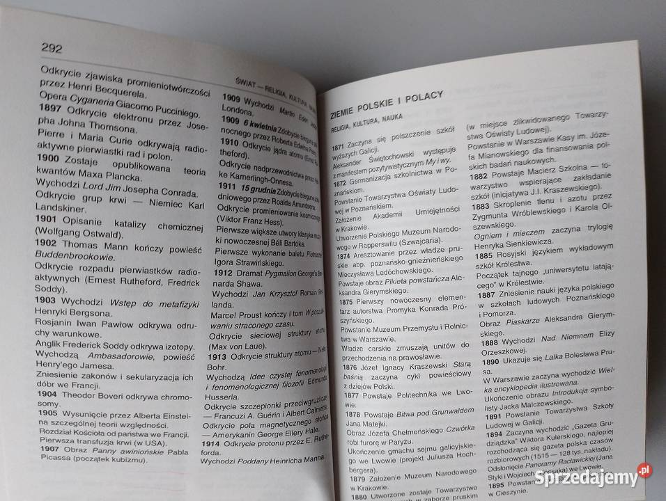 HISTORIA w datach kompendium wiedzy książka Złotniki