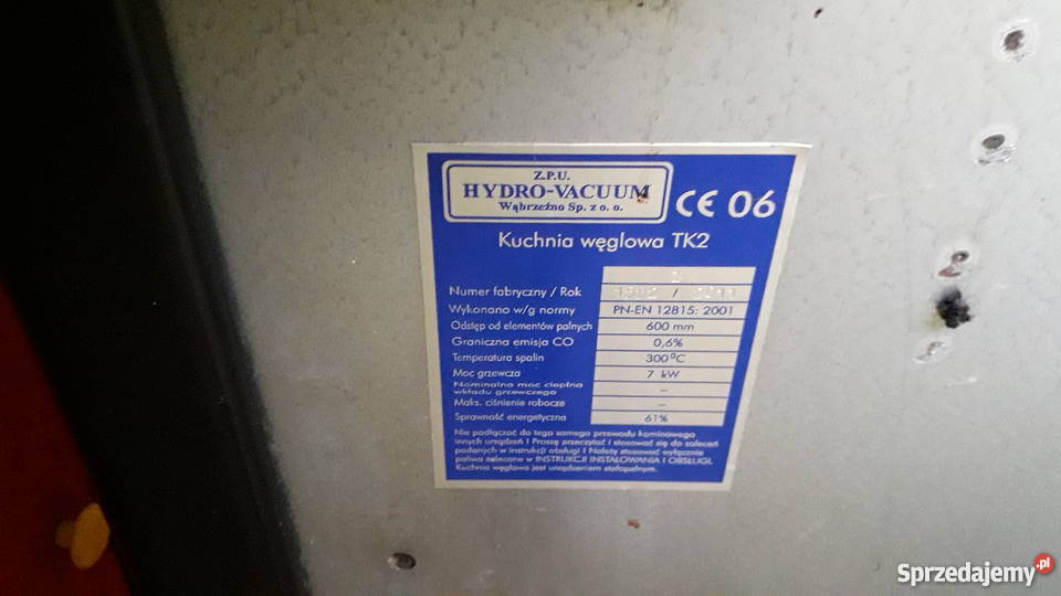 Kuchnia węglowa TK2 Kleszczów
