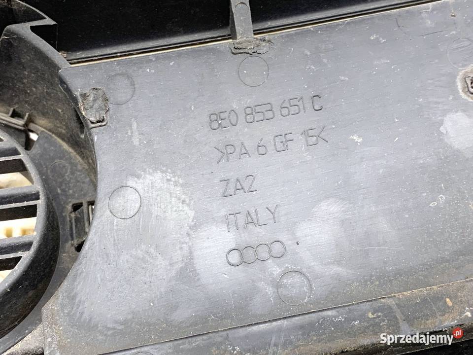 ATRAPA GRILL AUDI A4 B6 0005 8E0853651C