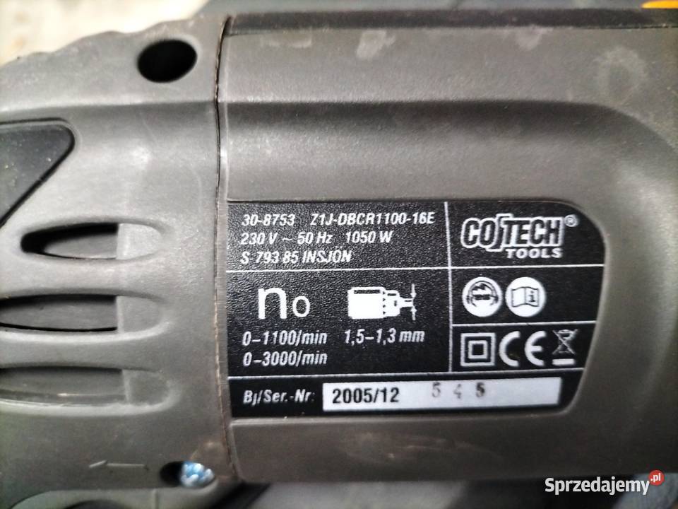 Wiertarka Cottech Tools 1050W sprzedam