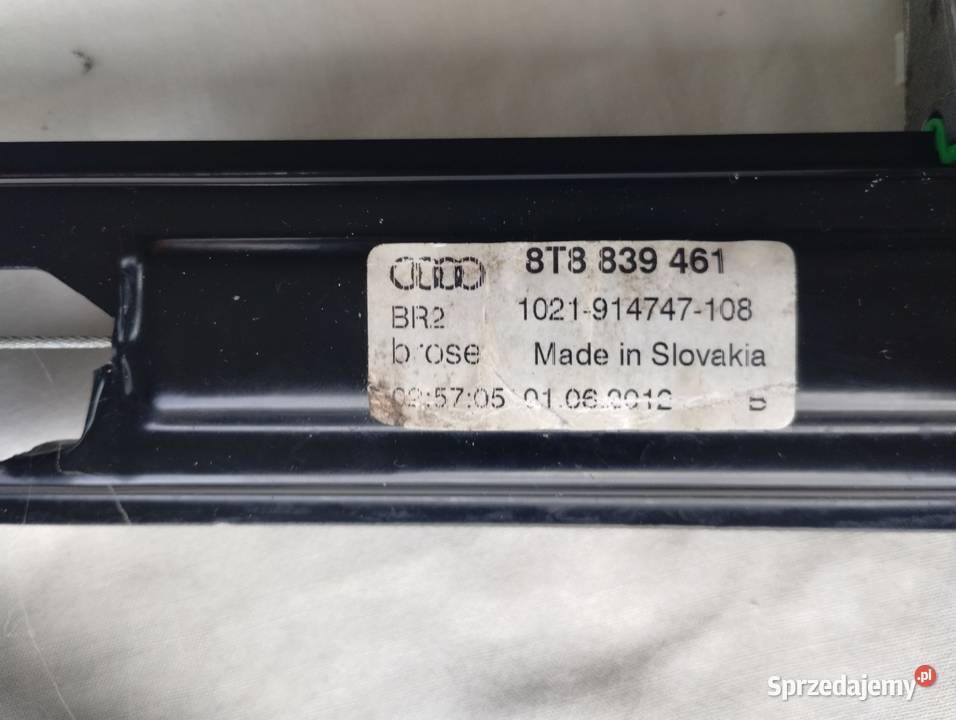 Audi A5 8T liftingu CZĘŚCI Drzwi szyba listwa osobowe Krzepice