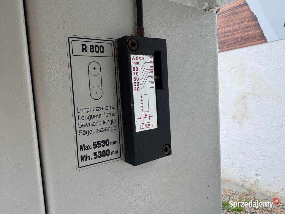 Piła taśmowa rozdzielcza CENTAURO R800 małopolskie Kalwaria Zebrzydowska