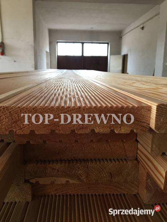 TOPDREWNO modrzew syberyjski ryflowany deska Poczesna sprzedam