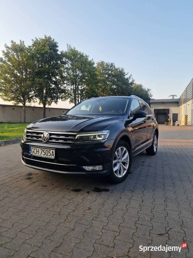Tiguan 2017r 20 tdi 190 4x4 dsg highline zamiana Chojnice