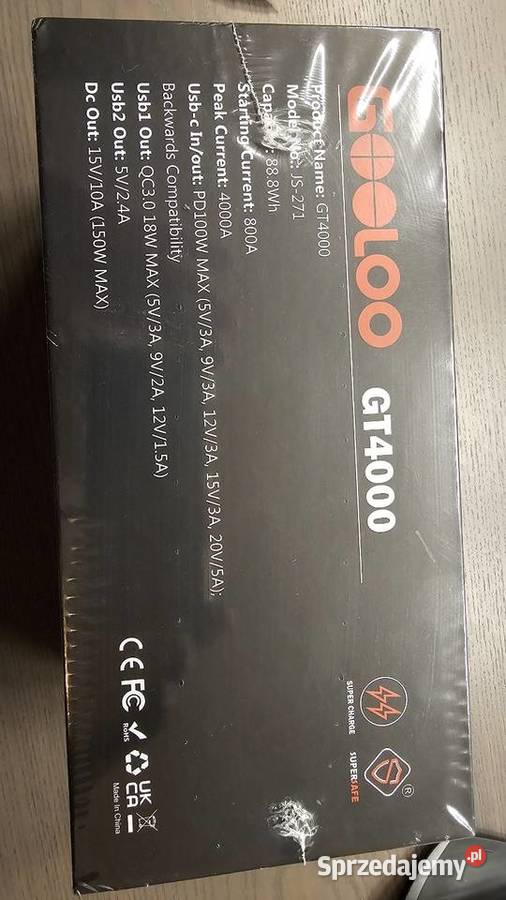 GOOLOO GT400 booster jump starter powerbank Poznań