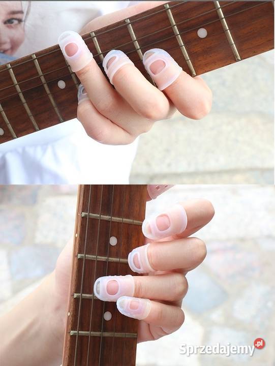 Nakładki silikonowe na palce 5 gra na gitarze Płock