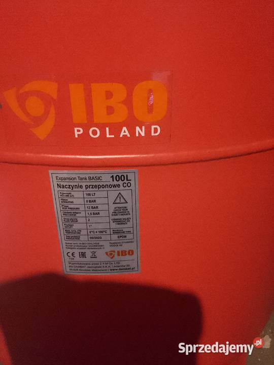 boiler podciśnieniowy 100l Pozostałe Zbiersk