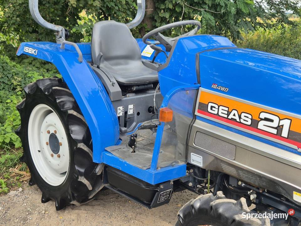 Traktorek traktor ISEKI TG21F 21 4x4 Wspomaganie Skrzynia biegów Manualna Małuszyn