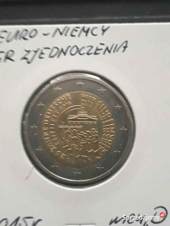 2 Euro Niemcy25 r Zjednoczenia NiemiecmenD2015 r Konin