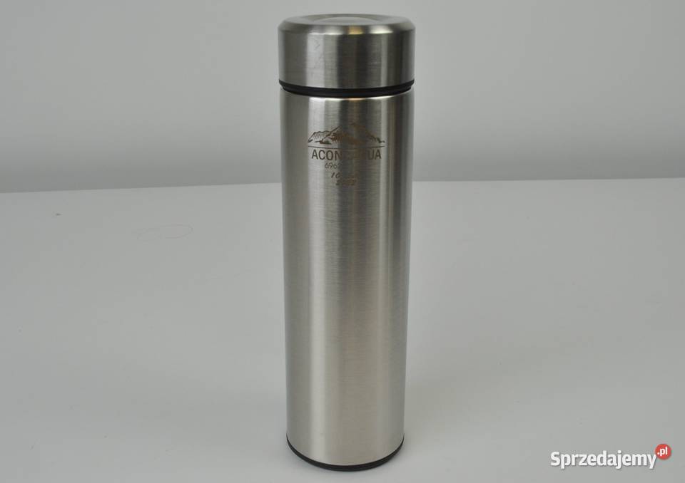 Termos 470 ml logo grawer SREBRNY 50 Leżajsk