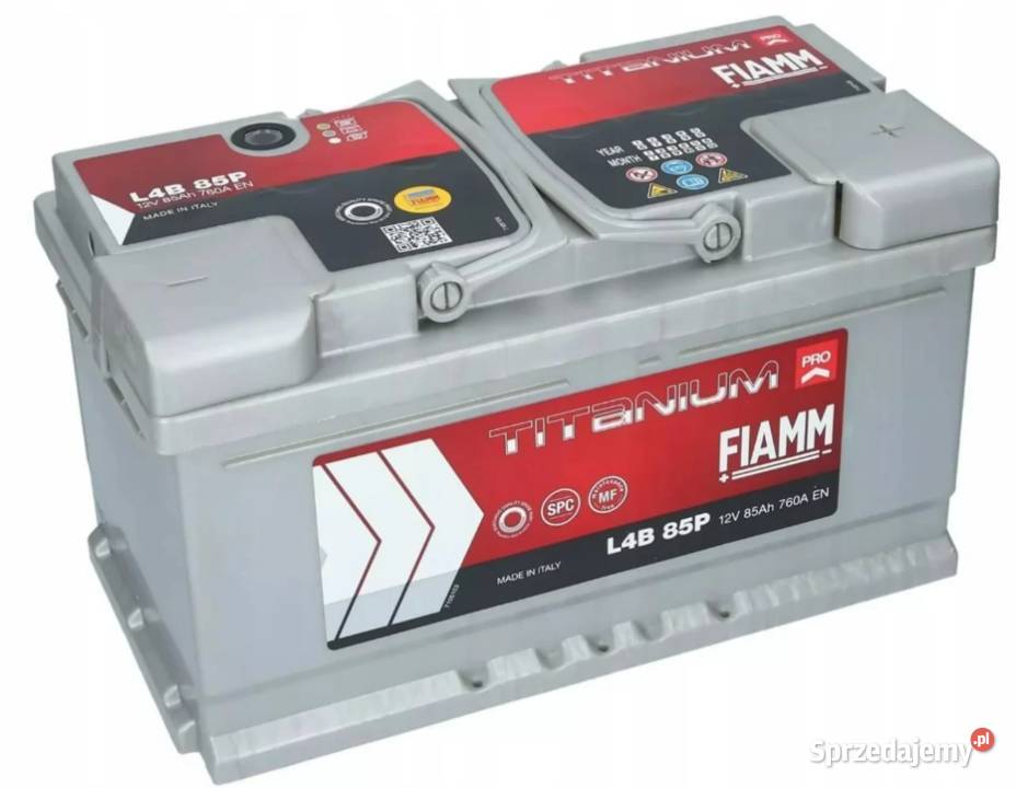 Akumulator FIAMM TITANIUM PRO 12V 85Ah 760A Grudziądz