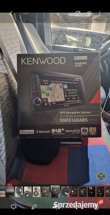 Kenwood DNX516DABS radionawigacja DAB Android