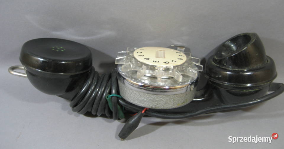 Stary Telefon Serwisowy PRL Warszawa