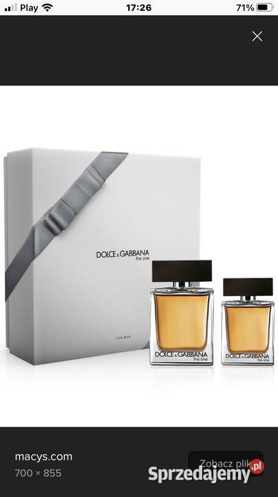 Dolce Gabbana the one for men zestaw 100 ml 30 Perfumy i wody Wrocław