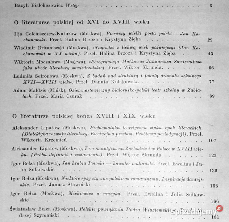 Polonistyka radziecka Literaturoznawstwo B Chełm