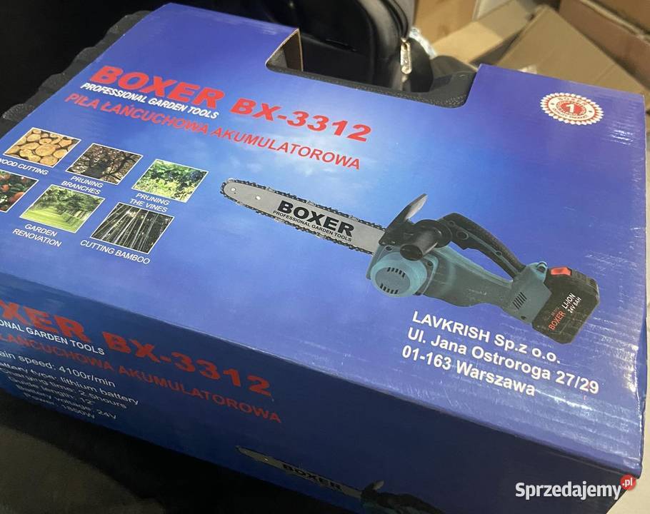 Piła łańcuchowa akumulatorowa Szczecin