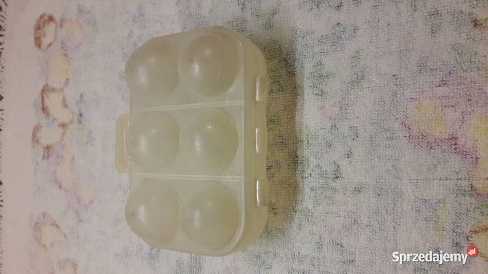 Plastikowy pojemnik turystyczny na jajka 6 sztuk Głuchołazy